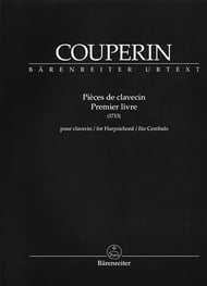 Pieces de Clavecin, Book 1 piano sheet music cover